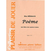 Mereaux M. Poeme Flute A Bec Soprano