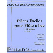 Pieces Faciles Vol 1 Flute A Bec