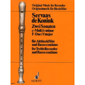 Van Konink S. Sonates Flute A Bec