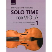 Solo Time For Viola Book 1 Alto