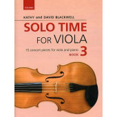 Solo Time For Viola Book 3 Alto