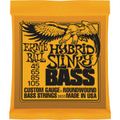 Jeu de Cordes Basse Ernie Ball 2833 Hybrid Slinky Bass 45-105
