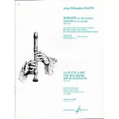 Bach J.s. Sonate Bwv 1033 Flute A Bec