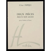 Espejo C. 2 Pieces Dans le Style Ancien Violon