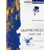 Gervais P. Quatre Pieces (avec Vue...) Hautbois