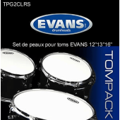 Peaux de Tom Evans G2 Transparente Standard 12 13 16