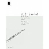 Vanhal J.b. 6 Duets Vol 1 Flutes