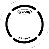 Evans Patch Grosse Caisse Simple Batte Fibre Aramide X2