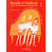 Joly J.p. Monodies et Polyphonies Vol 1