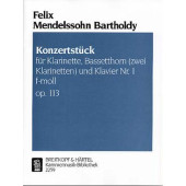 Mendelssohn F. Konzerstuck N°1 OP 113 Clarinettes