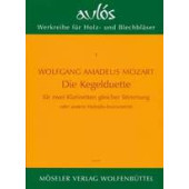 Mozart W.a. Die Kegelduette Clarinettes