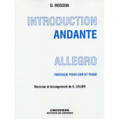 Rossini G.  Introduction Andante Allegro Cor