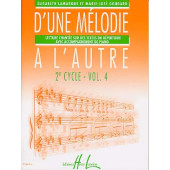 Lamarque E./goudard M.j. D'une Melodie A L'autre Vol 4