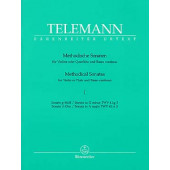 Telemann G.p. Methodical Sonatas Vol 1 Flute