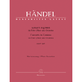 Haendel G.f. Concerto G Moll Hwv 287 Flute