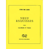 Dubois P.m. Neuf Esquisses Hautbois