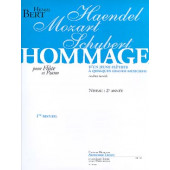 Bert H. Hommage D'un Jeune Flutiste Vol 1 Flute