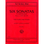 Vivaldi A. Sonatas IL Pastor Fido Vol 1 Flute