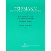 Telemann G.p. 6 Sonates en Canon OP 5 Vol 2 Flutes OU Violons