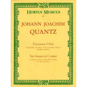 Quantz J.j. Trio Sonate C Dur Flutes OU Violons