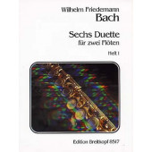 Bach W.f. 6 Duos Vol 1 Flutes