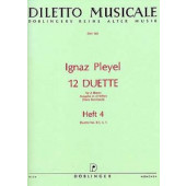 Pleyel I. 12 Duettes Vol 4 Flutes