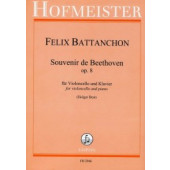 Battanchon F. Souvenir de Beethoven OP 8 Violoncelle