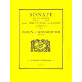 Boismortier J.b. Sonate OP 26 MI Mineur Violoncelle