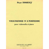Boutry R. Variations A L'ancienne Violoncelle
