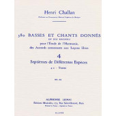 Challan H. 380 Basses et Chant Donnes Vol 4A