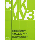 Chostakovitch D. Concerto N°1 OP 107 Violoncelle