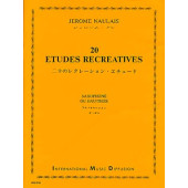 Naulais J. 20 Etudes Recreatives Saxophone OU Hautbois