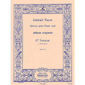 Faure G. Nocturne N°1 OP 33 Piano