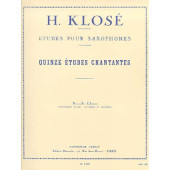 Klose H. Etudes Chantantes Saxo
