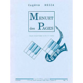 Bozza E. Menuet Des Pages Saxo Mib
