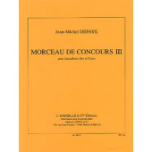 Defaye J.m. Morceau de Concours Iii Saxo Mib