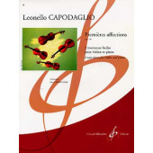 Capodaglio L. Premieres Affections OP 169 Violon