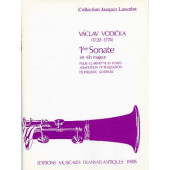 Vodicka V. 1RE Sonate Clarinette