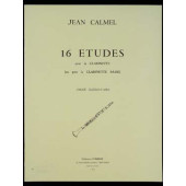 Calmel J. 16 Etudes Clarinette