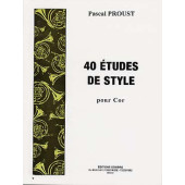Proust P. 40 Etudes de Style Cor