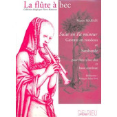 Marais Marin Suite en FA Mineur Flute A Bec Alto