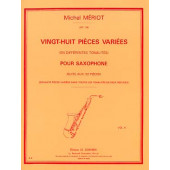 Meriot M. 28 Pieces Variees Vol 2 Saxophone