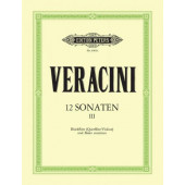 Veracini F.m. 12 Sonates Vol 2 Flute A Bec OU Flute Traversiere OU Violon