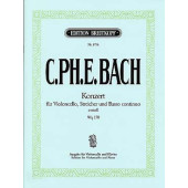 Bach C.p.e. Concerto la Mineur Violoncelle