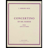 Heck A. Concertino Sol Majeur OP 40 Alto