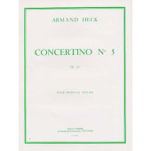Heck A. Concertino N°5 Opus 42 Violon
