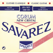 Jeu de Cordes Guitare Classique Savarez 500CR Cristal Corum Tirant Normal
