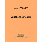 Proust P. Variations Serieuses Cor