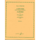 Lefebvre V. 12 Etudes OP 2 Vol 1 Violoncelle