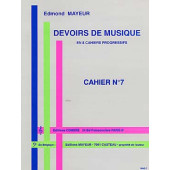 Mayeur E. Devoirs de Musique Cahier 7